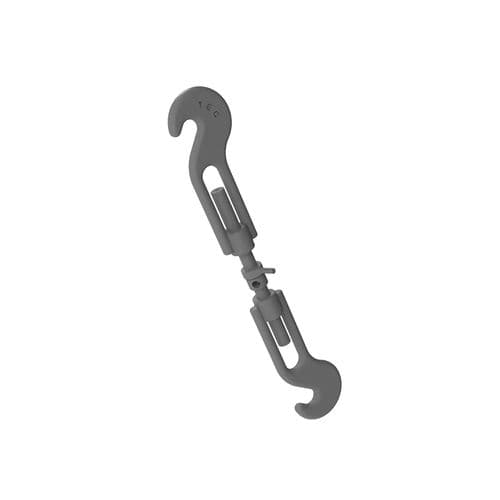 Offenes Gehäuse Wantenspanner - TE-14-0 - TEC CONTAINER - mit Haken / mit Haken / Edelstahl