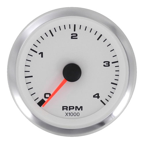 Analoger Drehzahlmesser - White Premier - Veethree Electronics and Marine LLC - für Boot