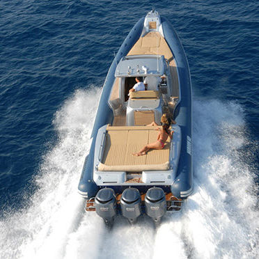 Außenborder-Schlauchboot - 40 WA - Heaven Gommoni - zweimotorig / halbstarr / mit Mittelkonsole