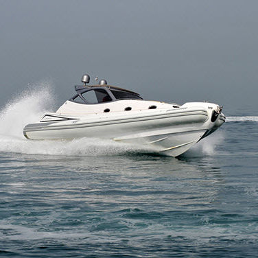 Innenborder-Schlauchboot - 42 CRUISER - Heaven Gommoni - zweimotorig / halbstarr / mit geschlossenem Cockpit