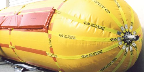 Kohlenwasserstoffbehälter - Tube - Aqua-Guard Spill Response - zur temporären Einlagerung / schwimmend und nachvollziehbar / mobil