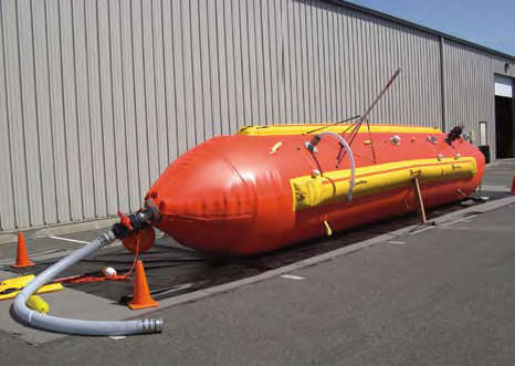 Kohlenwasserstoffbehälter - Canflex - zur temporären Einlagerung / schwimmend und nachvollziehbar / mobil