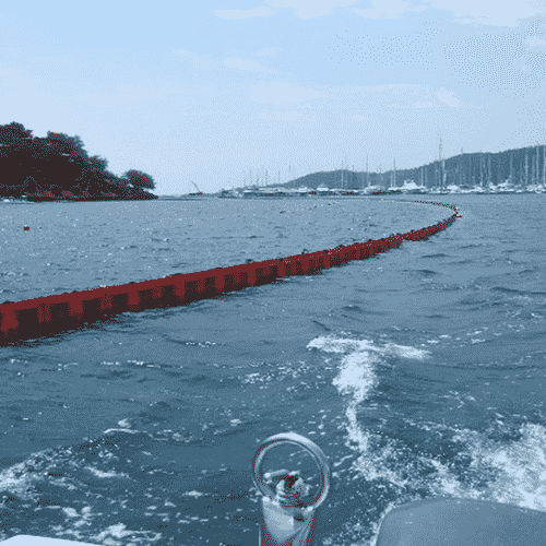 Isoliersperre - FLEXI - Markleen Terra - schwimmend / für Hafen