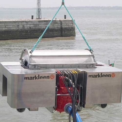 Trommel-Ölskimmer - MS60 - Markleen Terra - mehreren Bürsten / für Stillwasser / für Fluss
