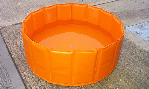 Wasserbehälter - Decontamination - Vikoma International - zur temporären Einlagerung / mit Rahmen / tragbar