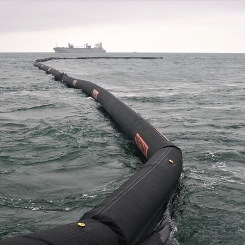 Isoliersperre - Bulkhead - Vikoma International - Schutttdamm / schwimmend / für Hafen