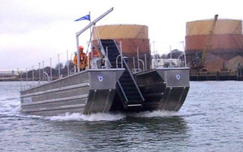 Ölrückführungsboot Berufsschiff - EnviroCat - Vikoma International - Katamaran / Innenborder / Aluminium
