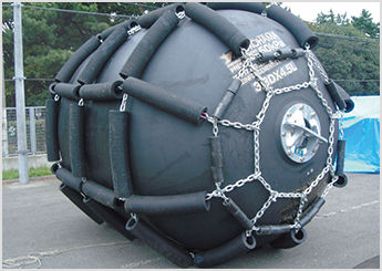 Fender für Hafen - Rubber Sleeve Net - YOKOHAMA - Kai / Yokohama / Dropstitch