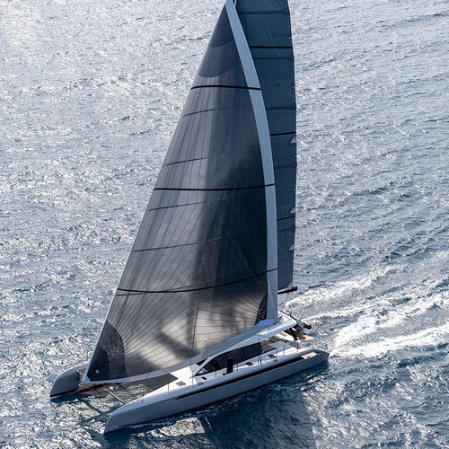 Katamaran-Segelyacht - 72 - Gunboat - für Kreuzfahrten / 4 Kabinen / Flybridge