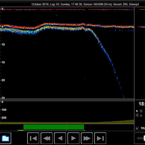 Fishfinder für Berufs-Angelboote - Mantis - Notus Electronics - Farb / für Trawler Fischer