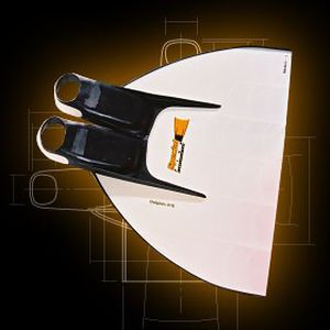 Monoflosse für Apnoe-Taucher - Dolphin Smart - Specialfins Ltd. - Glasfaser / Gummi