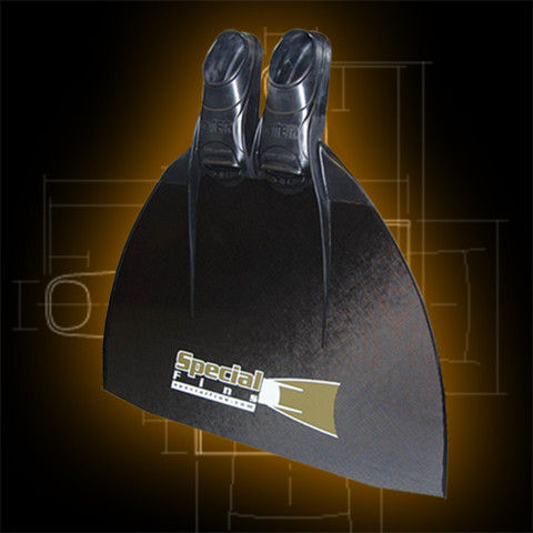 Monoflosse für Apnoe-Taucher - Specialfins Ltd. - Carbon / Vollfuß