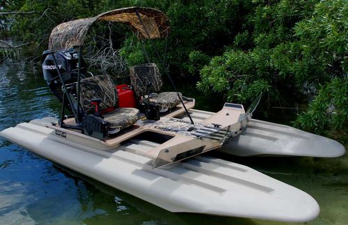Offenes Boot / Katamaran - E2 Elite - CraigCat - Außenborder / Open / Cruiser-Fischer