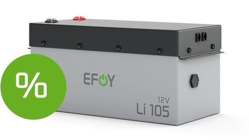 Batterie für Marineanwendungen - EFOY Li 105 - SFC Energy AG - 12 V / Lithium