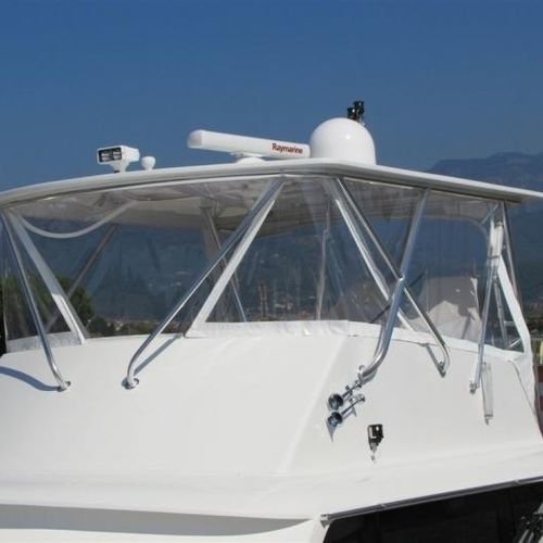 Hardtop für Motorboot - Hatteras 53 ' - Fantin Paolo - für Flybridge