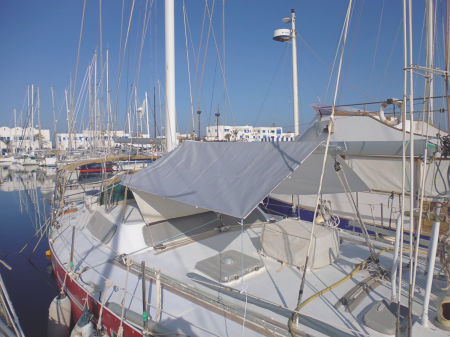 Sonnensegel für Segelboot PRESTIGE ACCASTILLAGE DIFFUSION für