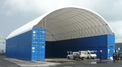 Hangar für Bootsreparatur - container series - Yachtgarage