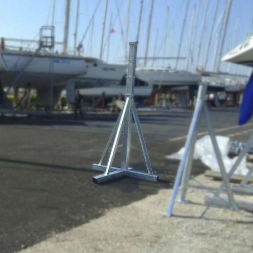 Stützfuß zum Aufdocken für Segelboot - IFS series - Yachtgarage - verstellbar / galvanisiertem Stahl