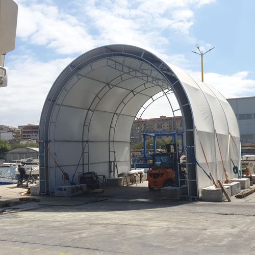 Wartungsgarage für Boote - Sliding series - Yachtgarage - für Reparaturen