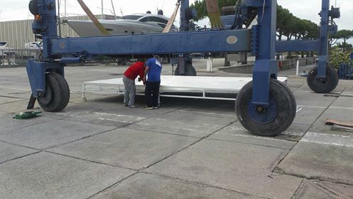 Abwasserbehälter - WA000 - Yachtgarage - zur temporären Einlagerung / für Werft / weich