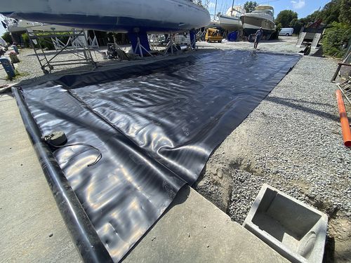 Bodenbelag für Yacht - HDPE - Yachtgarage - für Schiffe / für Boot / PVC