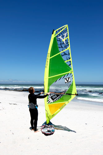 Windsurf-Segel / Wave - RIOT - Vandal sails - Freestyle / 4 Segellatten