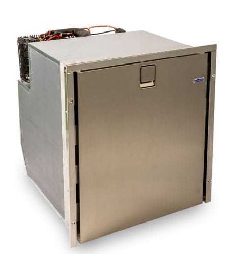 Gefrierschrank für Boot - 55 frost-free - Indel Marine - einbaubar / Edelstahl / mit Schublade