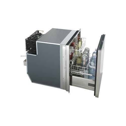 Kombinierter Kühl- und Gefrierschrank für Boot - 65 frost-free - Indel Marine - Einbau / mit Schublade / Edelstahl
