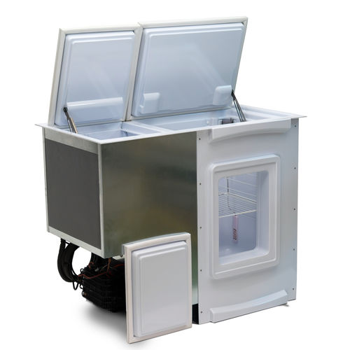 Kombinierter Kühl- und Gefrierschrank für Boot - BI 172 DUAL - Indel Marine - für Yacht / Einbau / Toplader