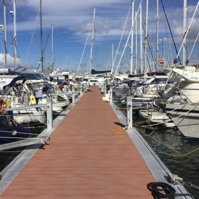 Schwimmponton - Astilleros Amilibia U S.L. - Anker / für Yachthafen / Beton