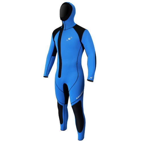 Wassersport-Nassanzug - SAN-PTOP1132F-BLUE - Sandiline - mit Kopfhaube / Ganzkörper / Langarm