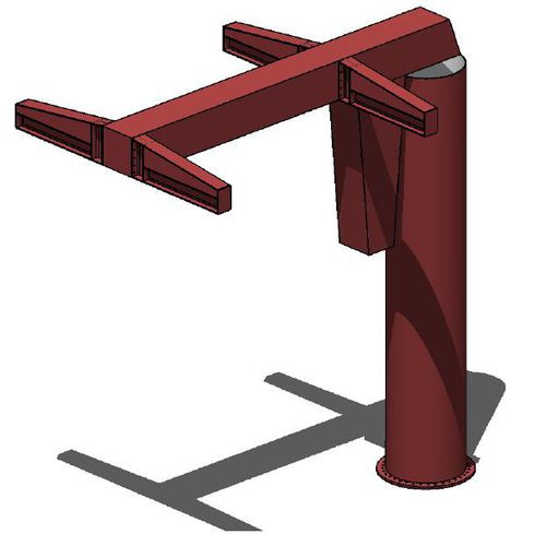 Kran für Yachthafen - SCHILSTRA BOATLIFT SYSTEMS - mit schwenkbarem Ausleger