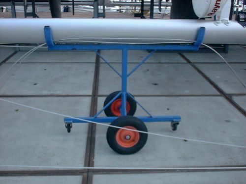 Wagen für Materialumschlag - SCHILSTRA BOATLIFT SYSTEMS - Mast
