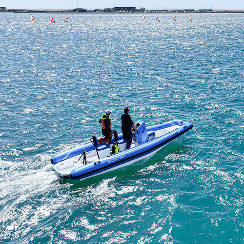 Innenborder-Schlauchboot - PULSE 63 - RS Sailing France - elektrisch / RIB / mit Mittelkonsole