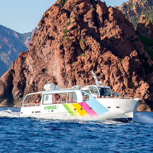 Passagierboot Berufsschiff - H28 & H29 : 18m U PORTU 1 & GIROLATA 1 - ODC MARINE - Innenborder / Diesel/Elektro-Hybrid / Aluminium