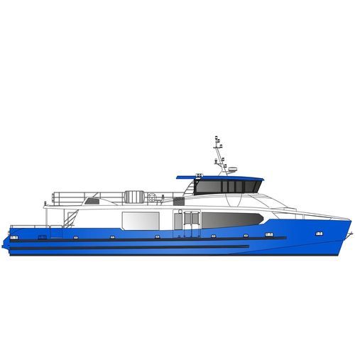 Passagierfähre / Bureau Veritas - 27m - 295 pax - ODC MARINE - Aluminium / für die Binnenschifffahrt