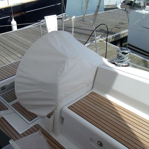 Schutzhülle für Segelboot - Oceanis 41 - TTOP Nautic - für Ruderrad / PVC / grau