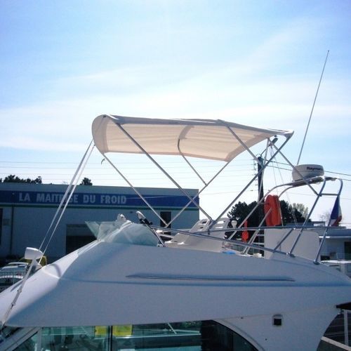 Bimini-Top für Boot - Antares 9.80 - TTOP Nautic - für Flybridge / mit Edelstahlstruktur / PVC