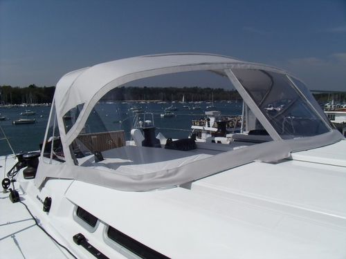 Roofdach für Segelboot - First 45 - TTOP Nautic - für Ruderhaus / mit Edelstahlstruktur / blau