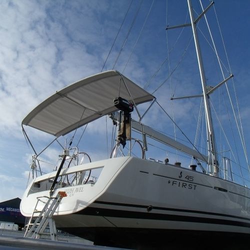 Bimini-Top für Segelboot - First 45 - TTOP Nautic - für Ruderhaus / für Steuermann / mit Edelstahlstruktur