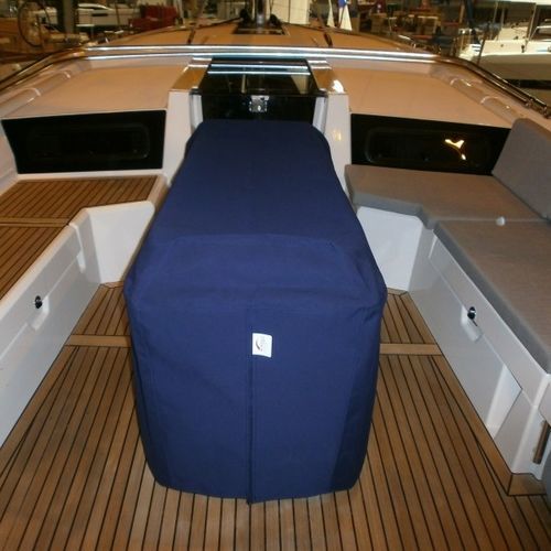 Schutzhülle für Segelboot - Oceanis 51.1 - TTOP Nautic - Cockpit-Tisch / PVC / grau