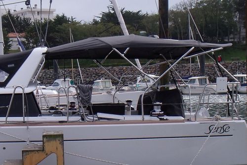 Bimini-Top für Segelboot - sen-51-bi - TTOP Nautic - für Ruderhaus / mit Edelstahlstruktur / grau