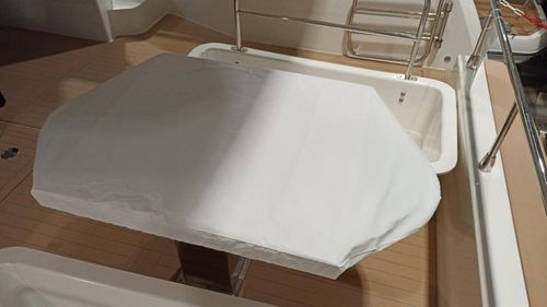 Schutzhülle für Boote - Prestige F4 - TTOP Nautic - Cockpit-Tisch / PVC / grau