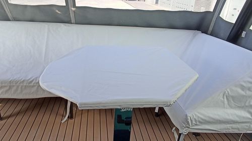 Schutzhülle für Boote - Prestige M48 - TTOP Nautic - Cockpit-Tisch / PVC / grau