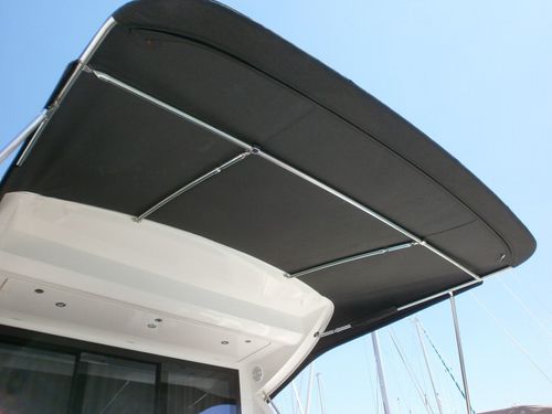 Sonnenmarkise für Motorboote - Prestige 460 S - TTOP Nautic