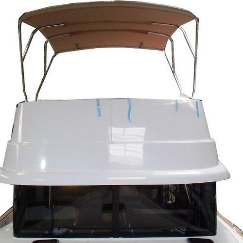 Bimini-Top für Boot - Swift Trawler 44 - TTOP Nautic - für Flybridge / mit Edelstahlstruktur / PVC