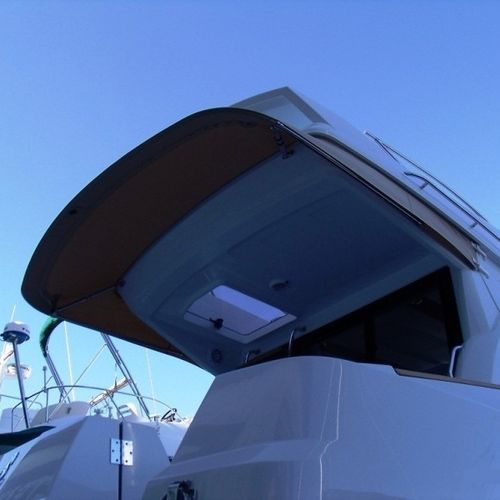 Roofdach für Boot - ant30fly-32-casq - TTOP Nautic - für Ruderhaus / Aluminiumstruktur / mit Edelstahlstruktur