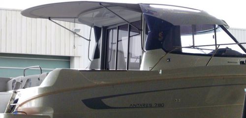 Roofdach für Boot - Antares 7.80 - TTOP Nautic - für Ruderhaus / Aluminiumstruktur / PVC