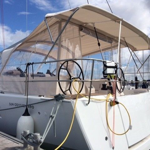Cockpitverdeck für Segelboot - Sun Odyssey 490 - TTOP Nautic - für Jeanneau