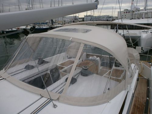 Roofdach für Segelboot - Sun Odyssey 490 - TTOP Nautic - für Ruderhaus / Aluminiumstruktur / mit Edelstahlstruktur